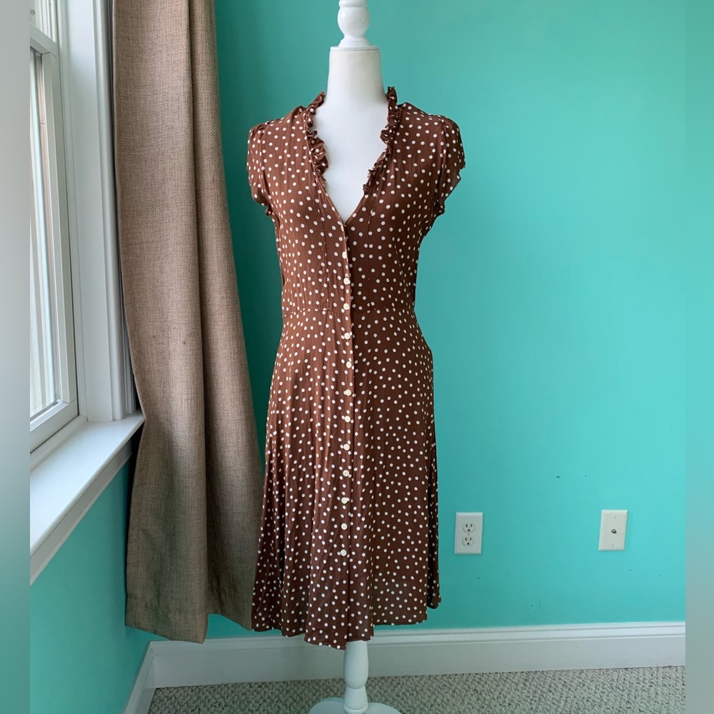 Rouje Lena Dress with Polkadots
